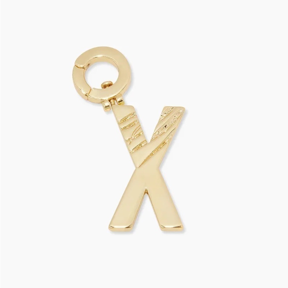 Gorjana New Parker‎ Initial X Charm 18k Gold Plated Brass